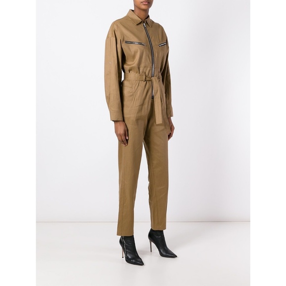 IRO Iggy Jumpsuit Belted Zip Detail Boilersuit 8 - Picture 3 of 8